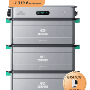 Zendure SolarFlow 2400AC avec 3 batteries AB3000X 3CT - transport Promo Noel Exclu web