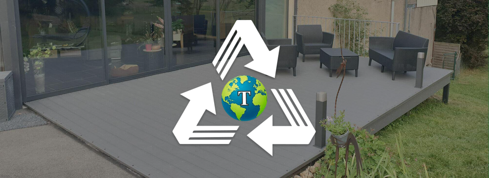 TRAIDIB aménagement extérieur durable recyclé