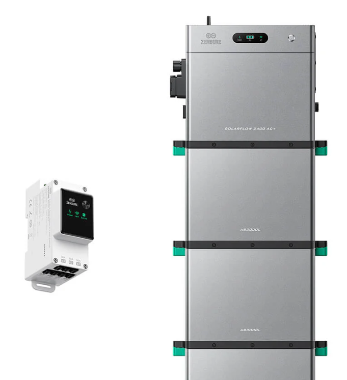 Zendure SolarFlow 2400 AC+(plus) avec 3 batteries AB3000L + compteur 3CT + transport