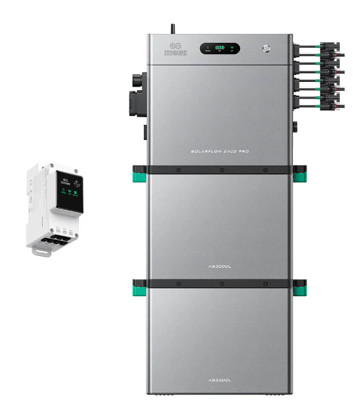 Zendure SolarFlow 2400 ACPRO avec 2 batteries AB3000L + compteur 3CT + transport
