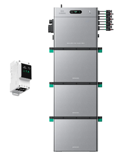 Zendure SolarFlow 2400 ACPRO avec 3 batteries AB3000L + compteur 3CT + transport