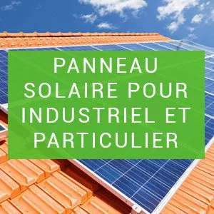 Panneau Solaire Pour Industriel Et Particulier