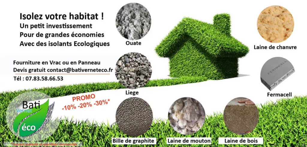 Isolants écologiques Bativerneteco