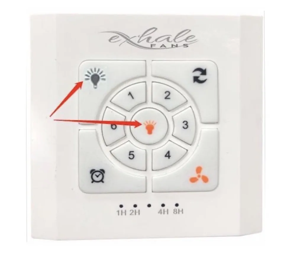 Interrupteur mural Exhale Bluetooth (programmateur) – Accessoire sans fil pour ventilateur GEN 4,5 & 5